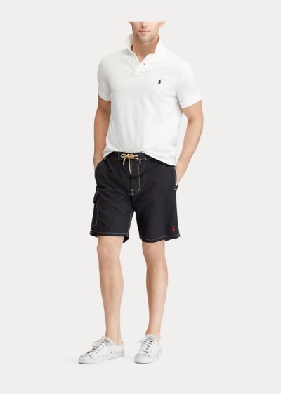 Short de Baño Polo Ralph Lauren Hombre Negros - 8½-Inch Kailua - AXFYU5960